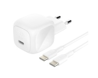 Chargeur pour téléphone mobile Belkin secteur BoostCharge USB-C 45 W Blanc pour smartphone et tablette