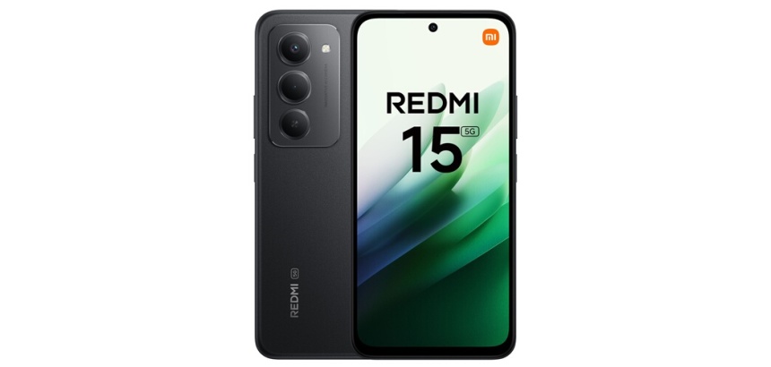 Smartphone Xiaomi Redmi 15 6,9" 5G Double nano SIM 256 Go Midnight Black