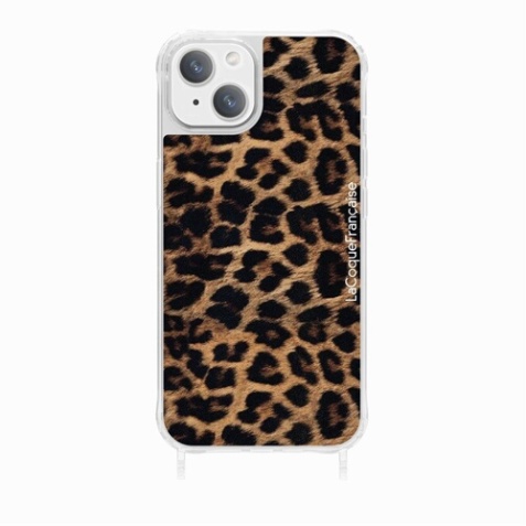 Coque et étui téléphone mobile La Coque Francaise imprimée magsafe Léopard brun avec anneau iPhone 13