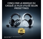 Casque PC Razer BlackShark V3 Pro Blanc - E-sports sans fil avec réduction active du bruit (ANC)