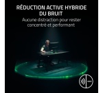 Casque PC Razer BlackShark V3 Pro Blanc - E-sports sans fil avec réduction active du bruit (ANC)