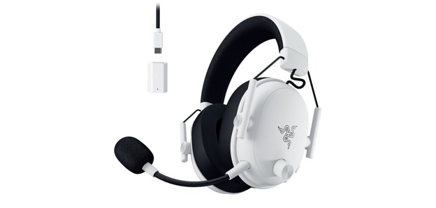 Casque PC Razer BlackShark V3 Blanc - E-sports sans fil