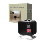 Chauffage soufflant Mill Compact 1800W Noir