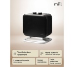 Chauffage soufflant Mill Compact 1800W Noir