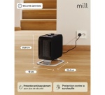 Chauffage soufflant Mill Compact 1800W Noir