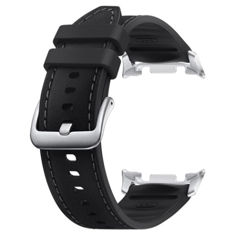 Accessoires bracelet et montre connectée Samsung hybride premium Noir pour Galaxy Watch Series