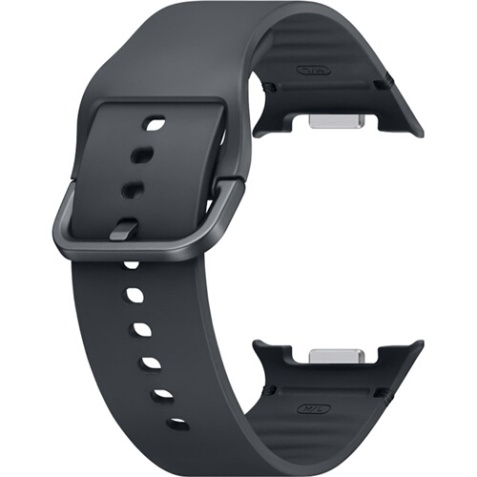 Accessoires bracelet et montre connectée Samsung sport en silicone Graphite pour Galaxy Watch Series 130mm M/L