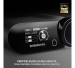 Casque PC Steelseries gaming sans fil Arctis Nova Elite Obsidian Black