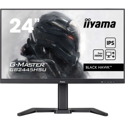 Ecran PC Iiyama 24'' Gaming G-Master Black Hawk,IPS,FreeSync,1920x1080 a100Hz,1ms,HDMI,DP,USB HUB,Black Tuner,i-Style Colour pied reglable en hauteur pivot et portrait