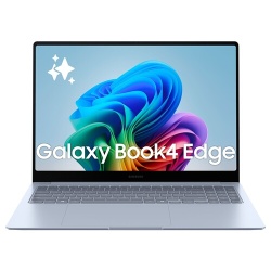 PC portable Samsung Galaxy Book4 Edge 16" Ecran tactile Copilot+ PC Qualcomm Snapdragon X Elite 16 Go RAM 1 To SSD Gris Glacier