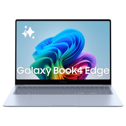 PC portable Samsung Galaxy Book4 Edge 16" Ecran tactile Copilot+ PC Qualcomm Snapdragon X Elite 16 Go RAM 1 To SSD Gris Glacier
