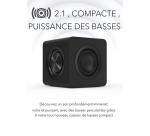 Enceinte PC Creative PEBBLE X PLUS Enceintes ordinateur 2.1 USB-C avec caisson de basses et eclairage RVB personnalisable