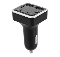 Transmetteur audio Tnb FM Bluetooth -  kit mains libres - gris