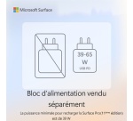 PC Hybride / PC 2 en 1 Microsoft Surface Pro 11ème édition 13’’ Copilot+ Snapdragon X Elite 16 Go RAM 512 Go SSD Tactile Bleu Saphir