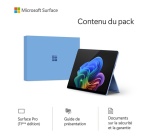 PC Hybride / PC 2 en 1 Microsoft Surface Pro 11ème édition 13’’ Copilot+ Snapdragon X Elite 16 Go RAM 512 Go SSD Tactile Bleu Saphir