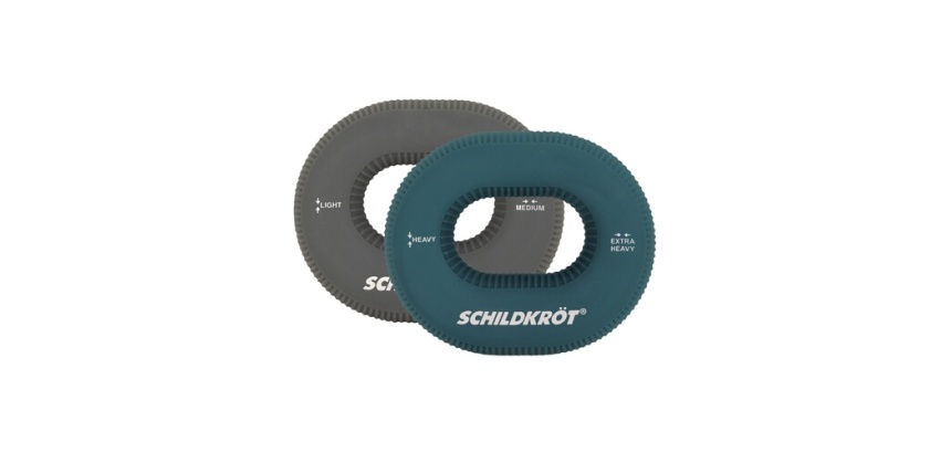 Anneau de musculation Ergo, set de 2, bleu/gris