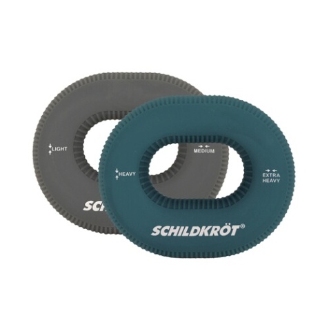 Anneau de musculation Ergo, set de 2, bleu/gris