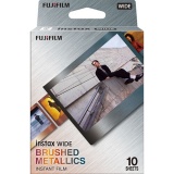 Papier photo instantané Fujifilm FILM INSTAX WIDE brushed metallics (10v)