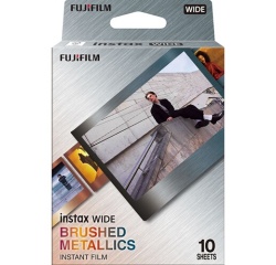 Papier photo instantané Fujifilm FILM INSTAX WIDE brushed metallics (10v)