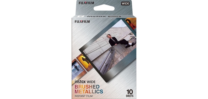 Papier photo instantané Fujifilm FILM INSTAX WIDE brushed metallics (10v)