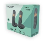 Téléphone sans fil Logicom ILOA 250 DUO Black SANS REPONDEUR