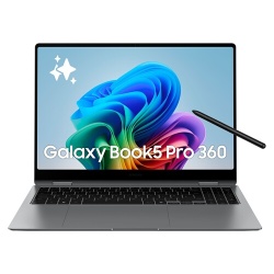 PC portable Samsung Galaxy Book5 Pro 360 écran tactile 16'' 120Hz Copilot+ Intel Core Ultra 7 16 Go RAM 512 Go SSD Anthracite