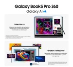 PC portable Samsung Galaxy Book5 Pro 360 écran tactile 16'' 120Hz Copilot+ Intel Core Ultra 7 16 Go RAM 512 Go SSD Anthracite
