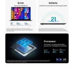 PC portable Samsung Galaxy Book5 Pro écran tactile 14" 120Hz Copilot+PC Intel Core Ultra 7 16 Go RAM 1 To SSD Anthracite