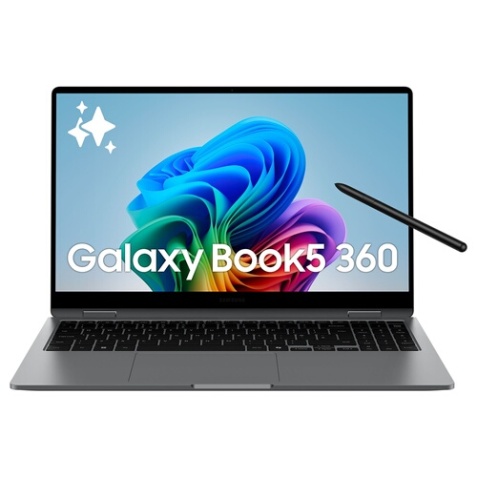 PC portable Samsung Galaxy Book5 360 écran tactile 15,6'' FHD Copilot+ Intel Core Ultra 7 16 Go RAM 512 Go SSD Anthracite