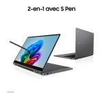 PC portable Samsung Galaxy Book5 360 écran tactile 15,6'' FHD Copilot+ Intel Core Ultra 7 16 Go RAM 512 Go SSD Anthracite
