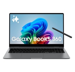 PC portable Samsung Galaxy Book5 360 écran tactile 15,6'' FHD Copilot+PC Intel Core Ultra 5 16 Go RAM 512 Go SSD Anthracite