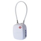 Cadenas de voyage Boompods a code certifie TSA avec balise connectee integree (Apple Find My) Blanc