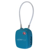 Cadenas de voyage Boompods a code certifie TSA avec balise connectee integree (Apple Find My) Bleu