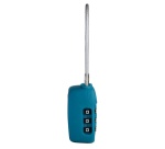 Cadenas de voyage Boompods a code certifie TSA avec balise connectee integree (Apple Find My) Bleu