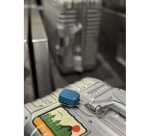 Cadenas de voyage Boompods a code certifie TSA avec balise connectee integree (Apple Find My) Bleu