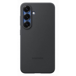 Coque et étui téléphone mobile Samsung silicone Galaxy S25 Noir