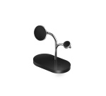 Chargeur pour téléphone mobile Samsung Pad induct magnet 15W trio +chargeur 45W Noir