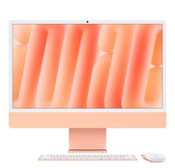iMac Apple iMac 24" écran rétina 4,5K 256 Go SSD 16 Go RAM Puce M4 CPU 8 cœurs GPU 8 cœurs Orange