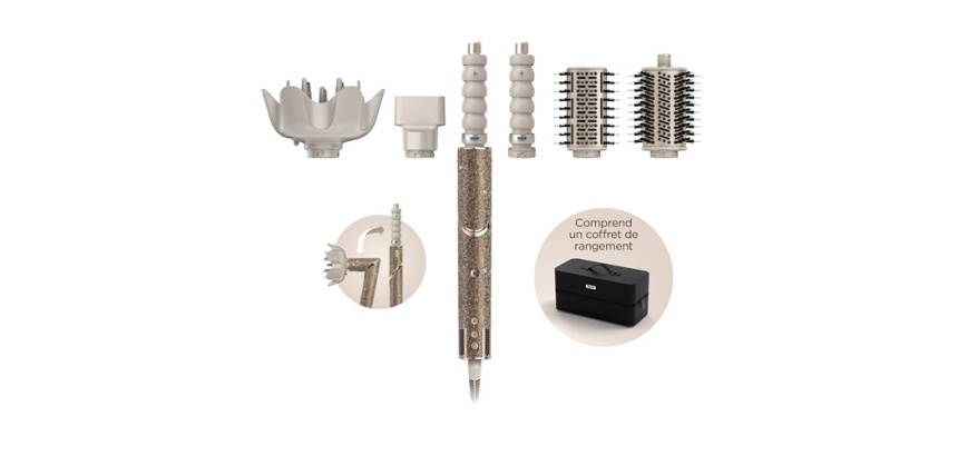 Fer à boucler Shark FlexStyle Scintillant 5-en-1 HD446JSEU