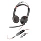 Casque PC Poly VOYAGER BLACKWIRE 5220 STEREO + ADAPT USB-C/A