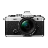 Appareil photo hybride Om System OM-3 12-45 KIT SILVER