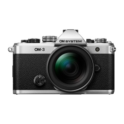 Appareil photo hybride Om System OM-3 12-45 KIT SILVER
