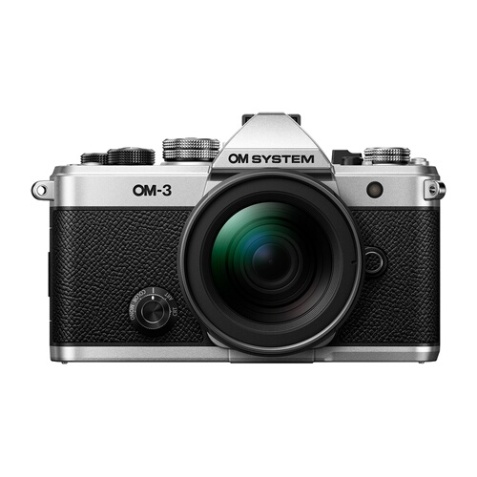 Appareil photo hybride Om System OM-3 12-45 KIT SILVER