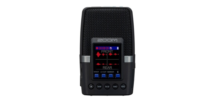 Dictaphone Zoom H2essential - Enregistreur 4 pistes 32 bits a virgule flottante - 360 - noir