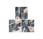 Antivol Masterlock menotte 1 maillon Street Cuff 36 cm Noir et Gris