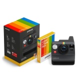 Appareil photo instantané Polaroid Now + Pack de films (8 photos) - Noir