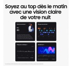 Accessoires bracelet et montre connectée Samsung Bague Galaxy Ring noire taille 8