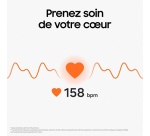 Accessoires bracelet et montre connectée Samsung Bague Galaxy Ring noire taille 8