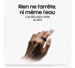 Accessoires bracelet et montre connectée Samsung Bague Galaxy Ring noire taille 9