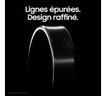 Accessoires bracelet et montre connectée Samsung Bague Galaxy Ring noire taille 9